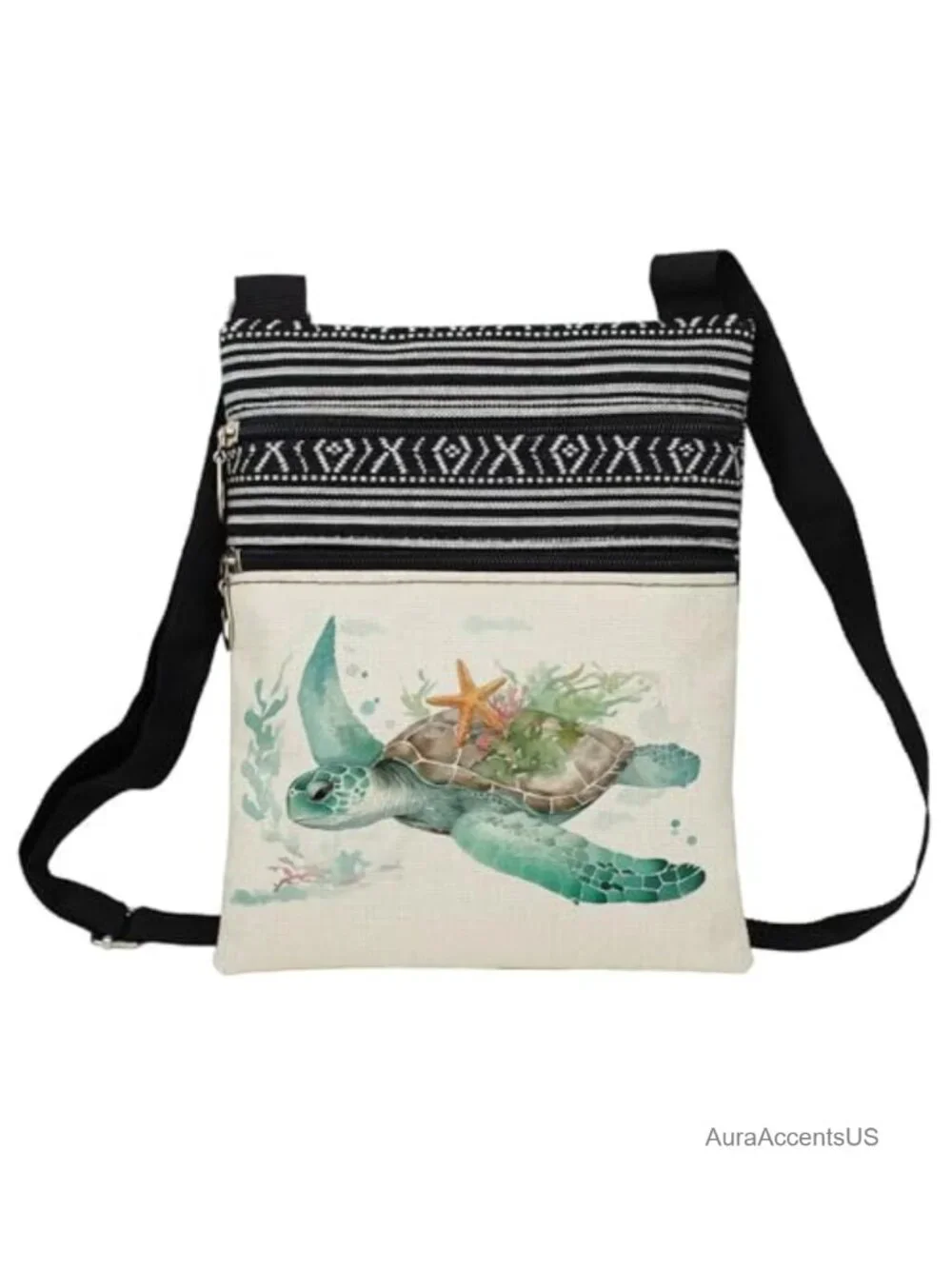 Polyester Crossbody Bag with Adjustable Strap